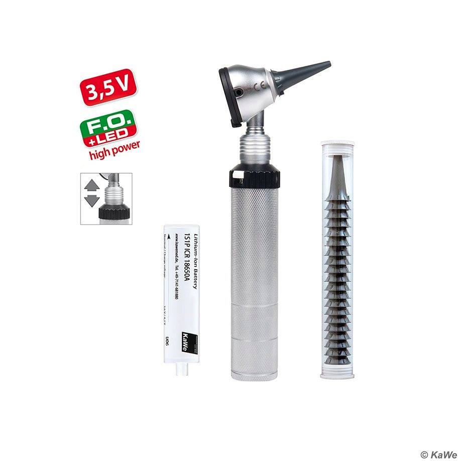 KaWe €OLIGHT F.O. 30 LED Otoskop 3,5 V, LED high power, Griff C