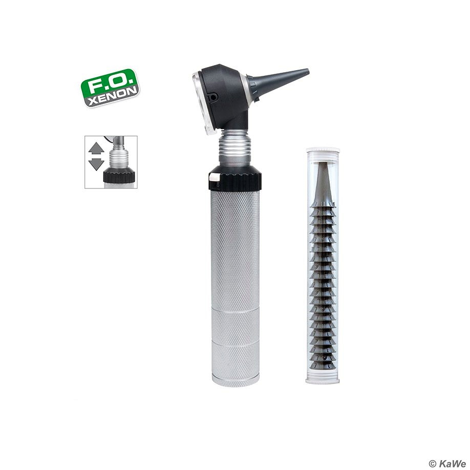 [KUW 01.12330.001] KaWe COMBILIGHT F.O. 30 Otoskop 2,5 V XL, Griff C mit Clic-Verschluss