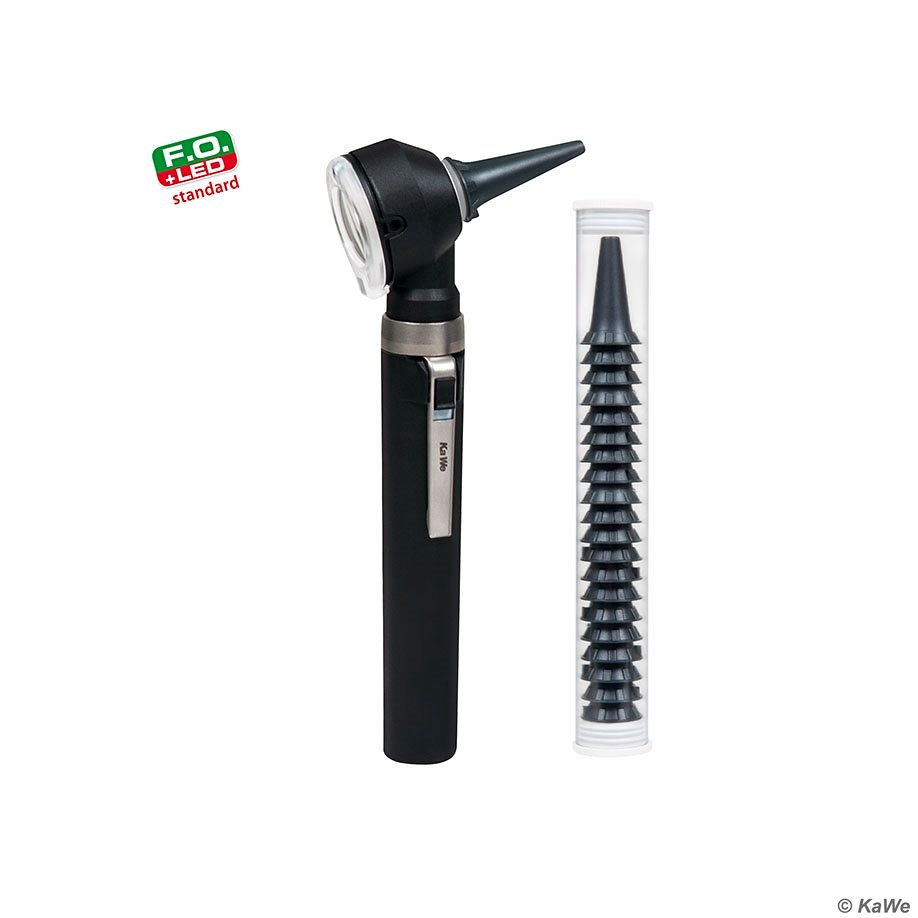 KaWe PICCOLIGHT F.O. LED standard Otoskop 2,5 V night, Griff AA