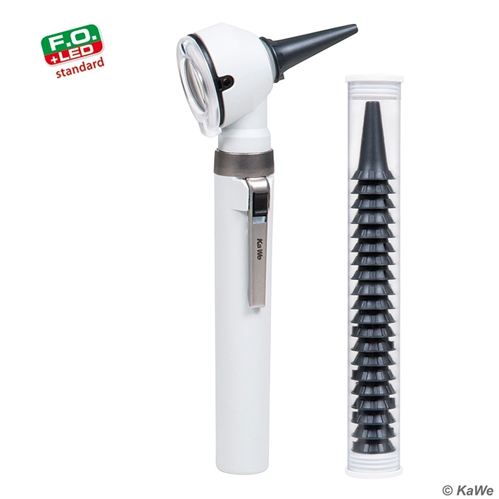 [KUW 01.13500.262] KaWe PICCOLIGHT F.O. LED standard Otoskop 2,5 V stone, Griff AA