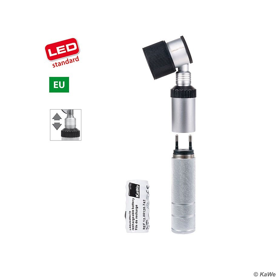 [KUW 01.31630.811] KaWe €OLIGHT D30 Dermatoskop 3,5 V, LED, Griff C inkl. Akku