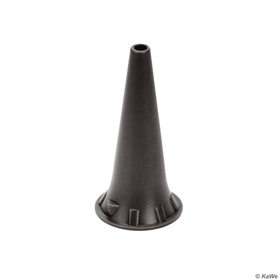 [KUW 01.71211.002] Einweg-Ohrtrichter klein, anthrazit Ø 2,5 mm (1000 Stck.)