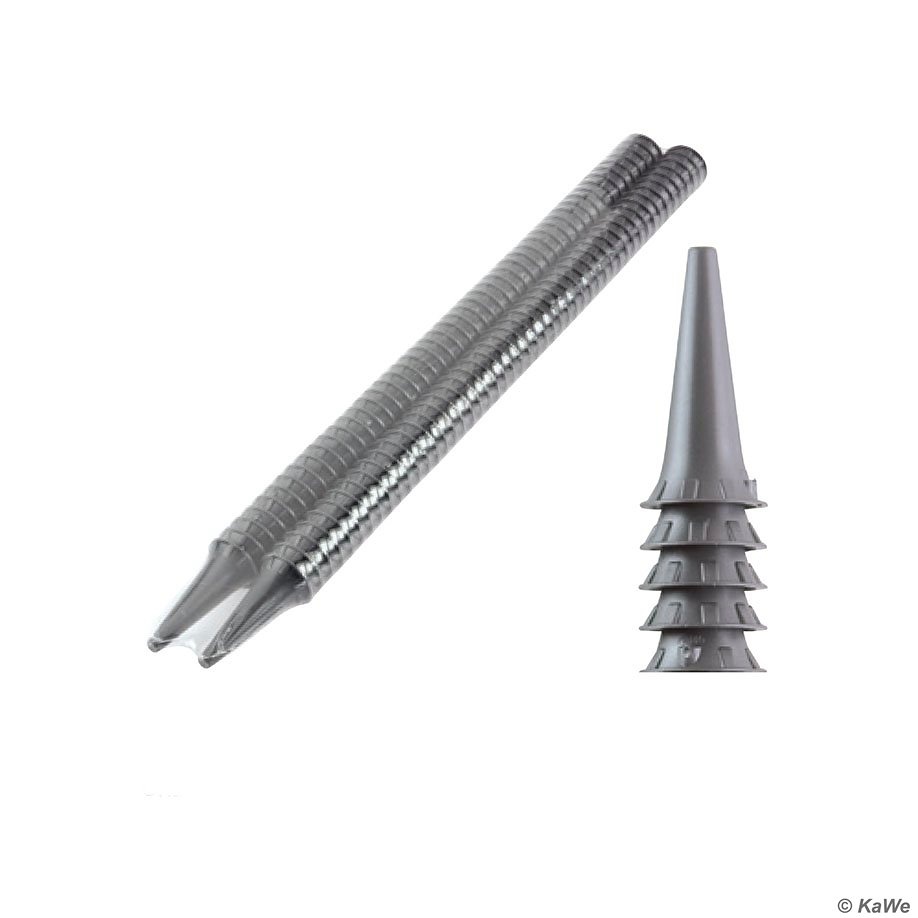 [KUW 01.71212.001] Einweg-Ohrtrichter klein, anthrazit Ø 2,5 mm (10 x 100 Stck.)