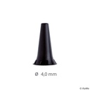 Dauer-Ohrtrichter schwarz, Ø 4 mm (10 Stck.)