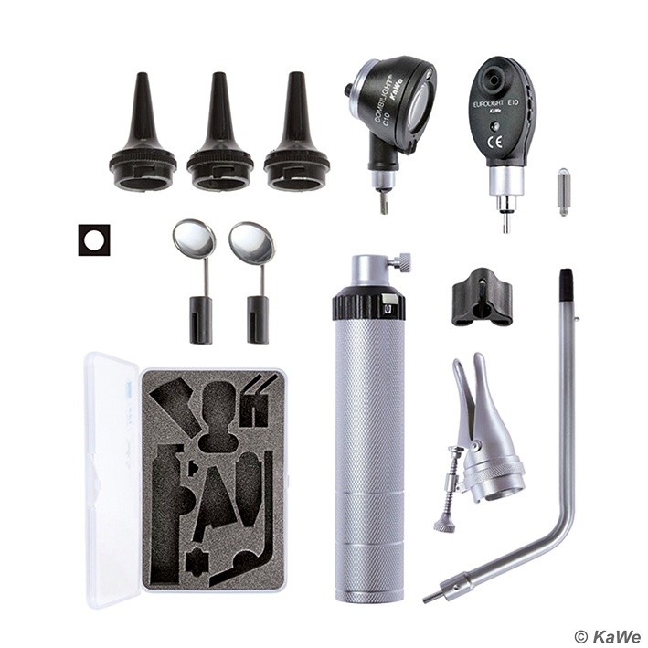 [KUW 02.11001.002] KaWe Basic Set C10/E10, Otoskop und Ophthalmoskop 2,5 V, VL, VL,1 Blende