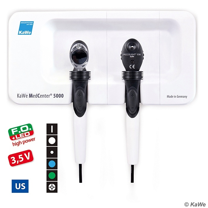 [KUW 02.85020.002] KaWe MedCenter 5000 Set 3,5 V Otoskop-/Ophthalmoskop-Set