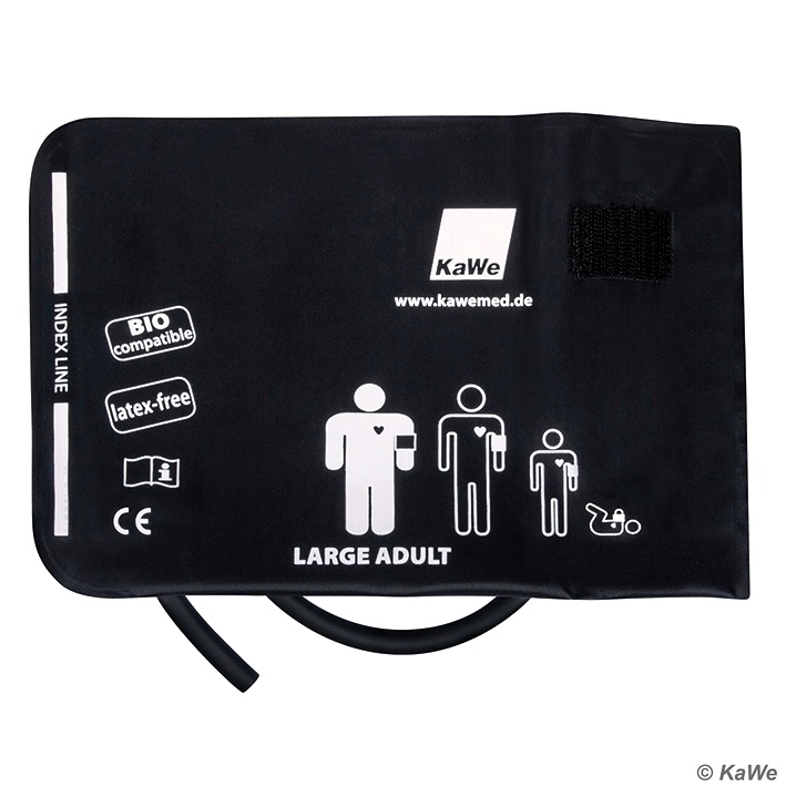 [KUW 04.85104.241] Manschette schwarz, Übergröße 1-Schlauch, biokompatibel