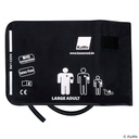 Manschette schwarz, Übergröße 1-Schlauch, biokompatibel