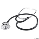 Double-Stethoskop Aluminium Schwarz