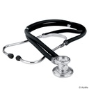 Doppelkopf-Stethoskop Typ Rapport Schwarz mit 55 cm Schlauch