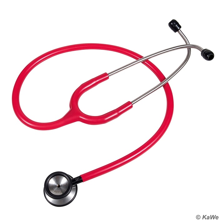 [KUW 06.22702.012] Kinder-Prestige Stethoskop Edelstahl Rot