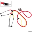 Schwestern-Lehr-Stethoskop Plano Rot-gelb