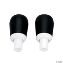 Ohroliven schwarz, innen Ø 5,5 mm Drehbar (10 Stck.)