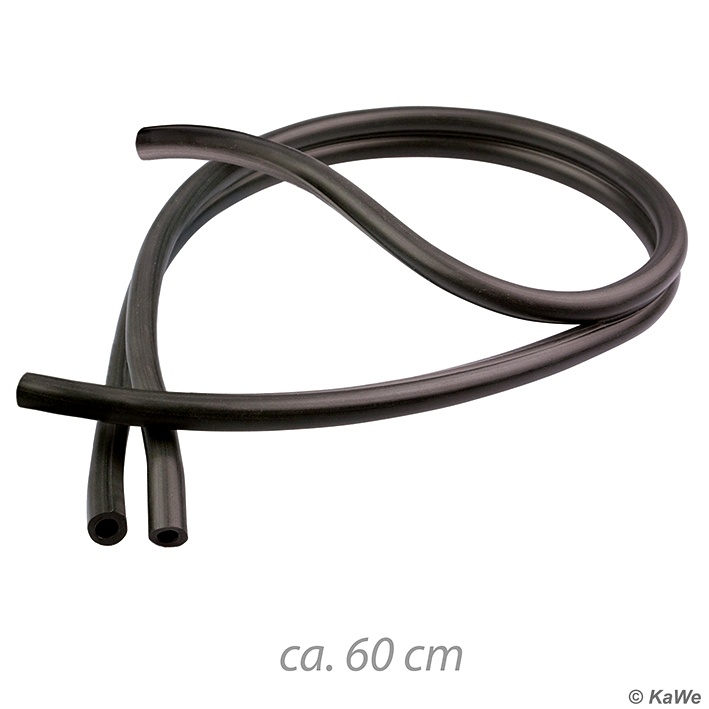 Doppelschlauch 60 cm, schwarz