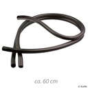 Doppelschlauch 60 cm, schwarz