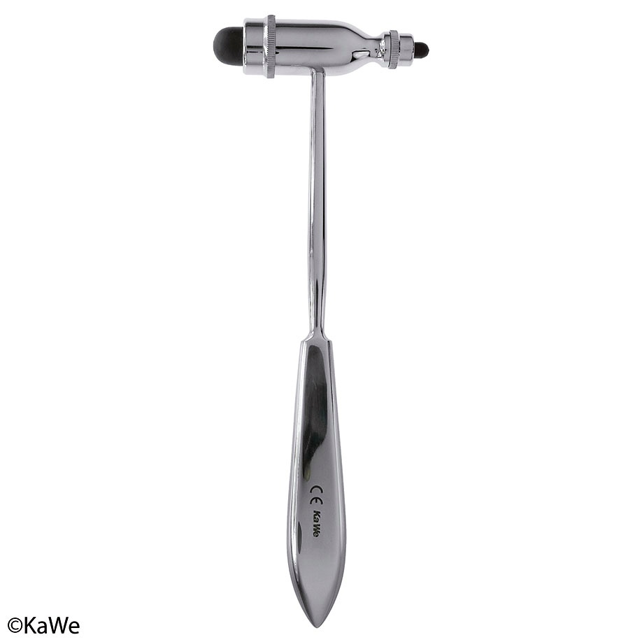 [KUW 07.35102.001] Reflexhammer nach Troemner, schwer Mit Metallgriff