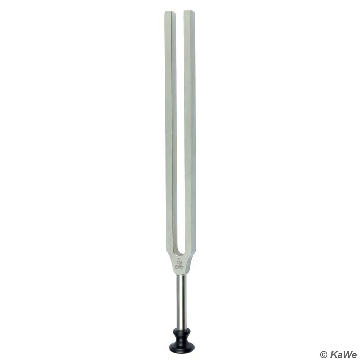 Stimmgabel nach Lucae c 128 Hz Ohne Dämpfer mit Kunststofffuß