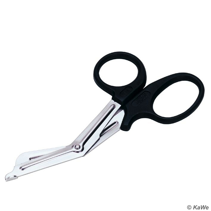 [KUW 11.15010.021] Allzweck-Verband-Schere, groß Schwarz, 19 cm