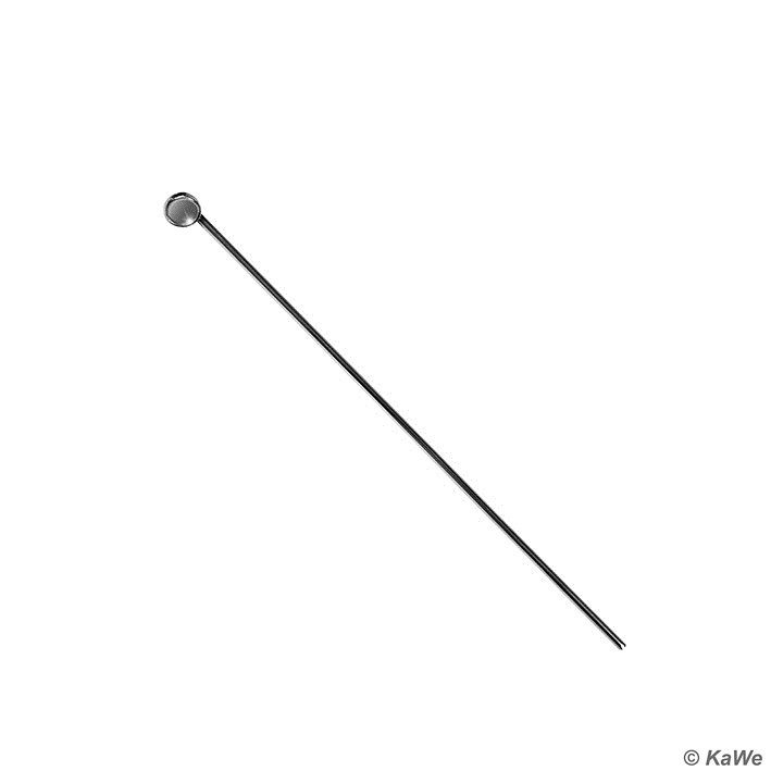 [KUW 11.30100.081] Kehlkopfspiegel Gr. 00, Ø 8 mm Aus Metall