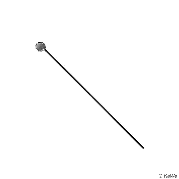 [KUW 11.30100.101] Kehlkopfspiegel Gr. 0, Ø 10 mm Aus Metall