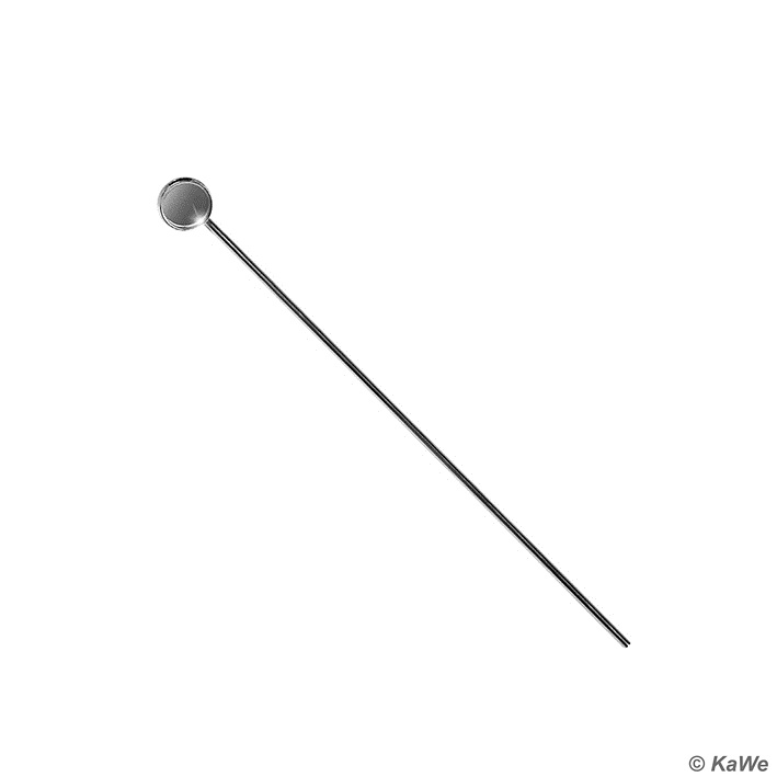 [KUW 11.30100.121] Kehlkopfspiegel Gr. 1, Ø 12 mm Aus Metall