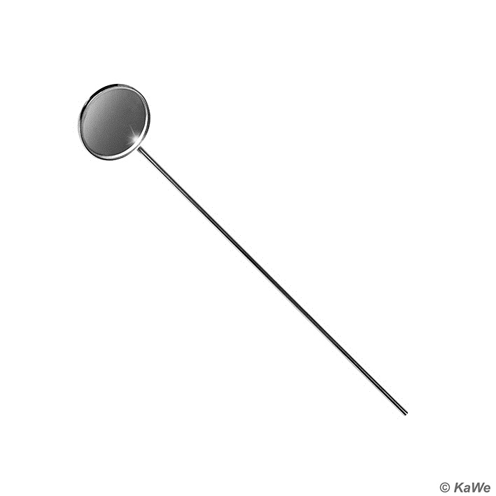 [KUW 11.30100.261] Kehlkopfspiegel Gr. 8, Ø 26 mm Aus Metall