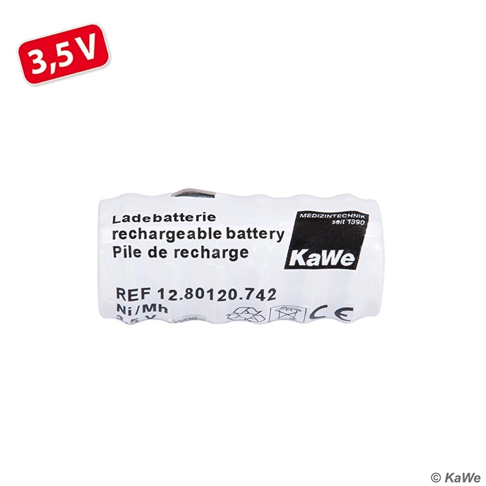 [KUW 12.80120.742] Ladebatterie (NiMH) 3,5 V, kurz Für Ladegriff Steckdose