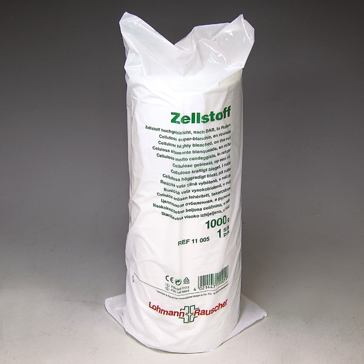 [LOH 11005] Zellstoff für med. Zwecke hochgebleicht DAB, 1000 g