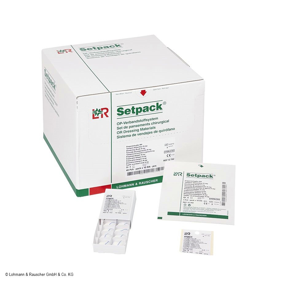 [LOH 12781] Setpack Präpariertupfer RK steril Mittel, Gr. 3 (10 Stck.)