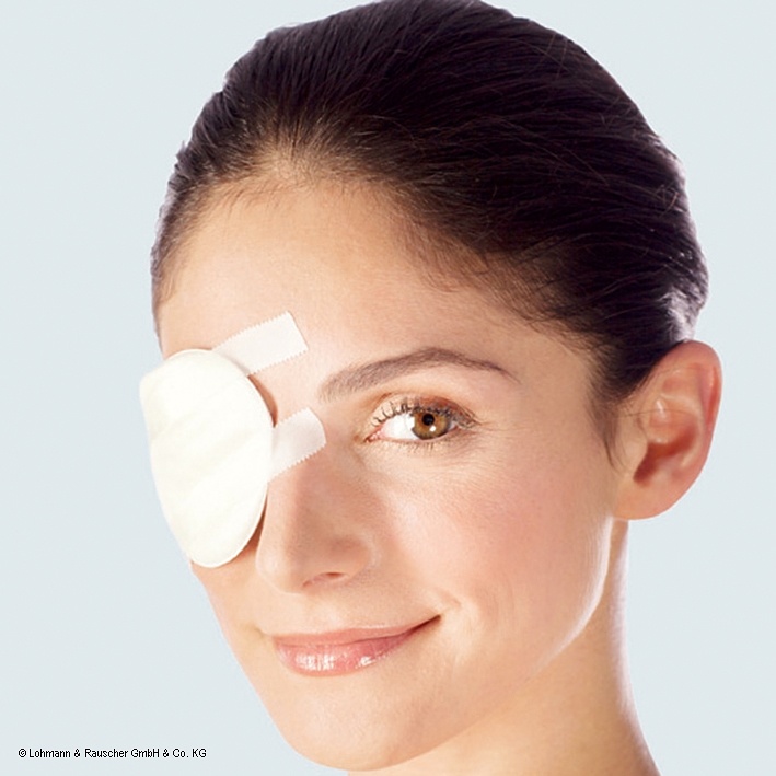 Pro-ophta Augenkissen unsteril 6,2 x 7,2 cm (50 Stck.)