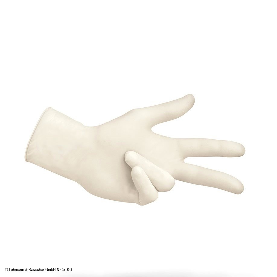 Sentina Ambidextrous U.-Handschuhe PF Latex, unsteril Gr. 6 - 7 S (100 Stck.)
