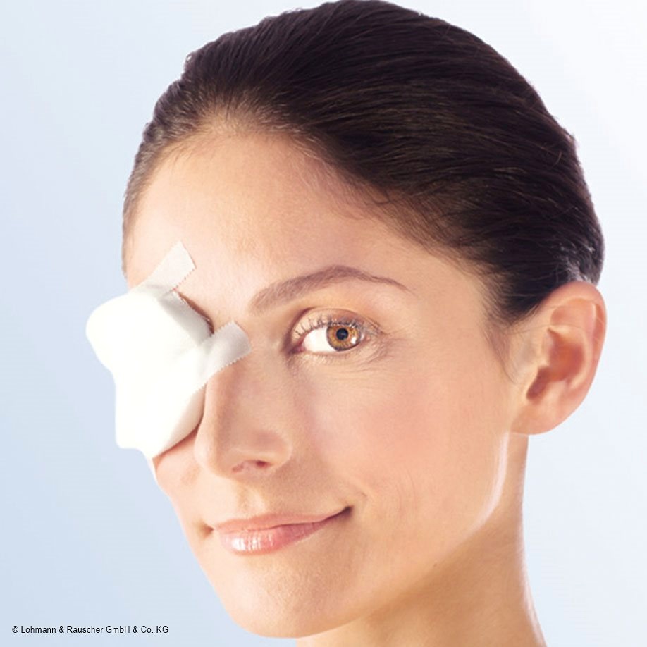 Pro-ophta Augenkompressen unsteril 5,3 x 6,6 cm (5 Stck.)