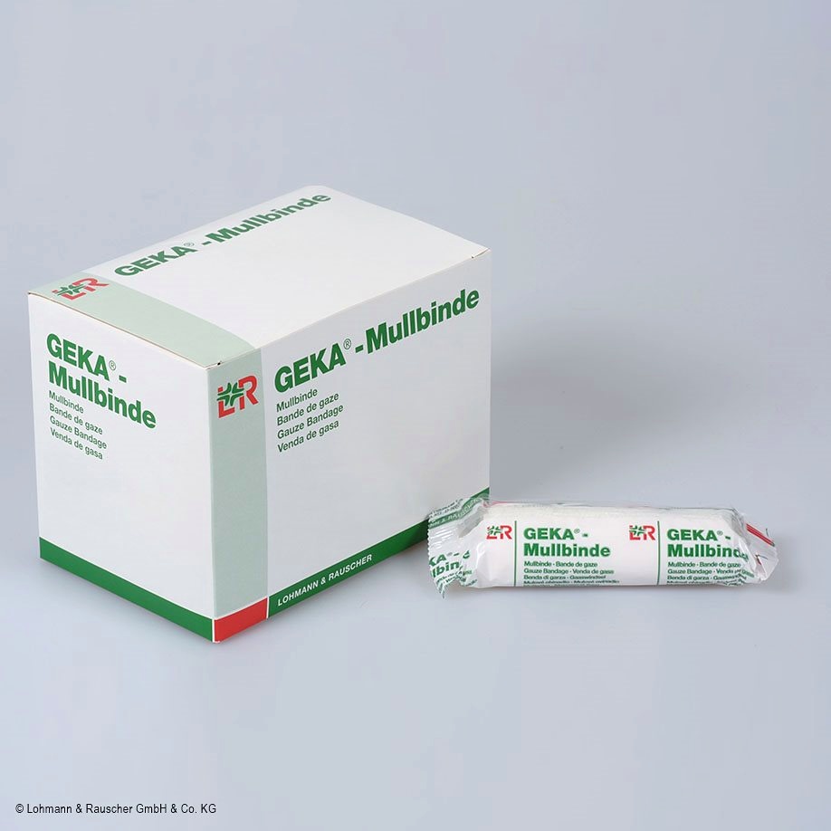 [LOH 14393] Geka Mullbinde 4 m x 10 cm Einzeln eingesiegelt