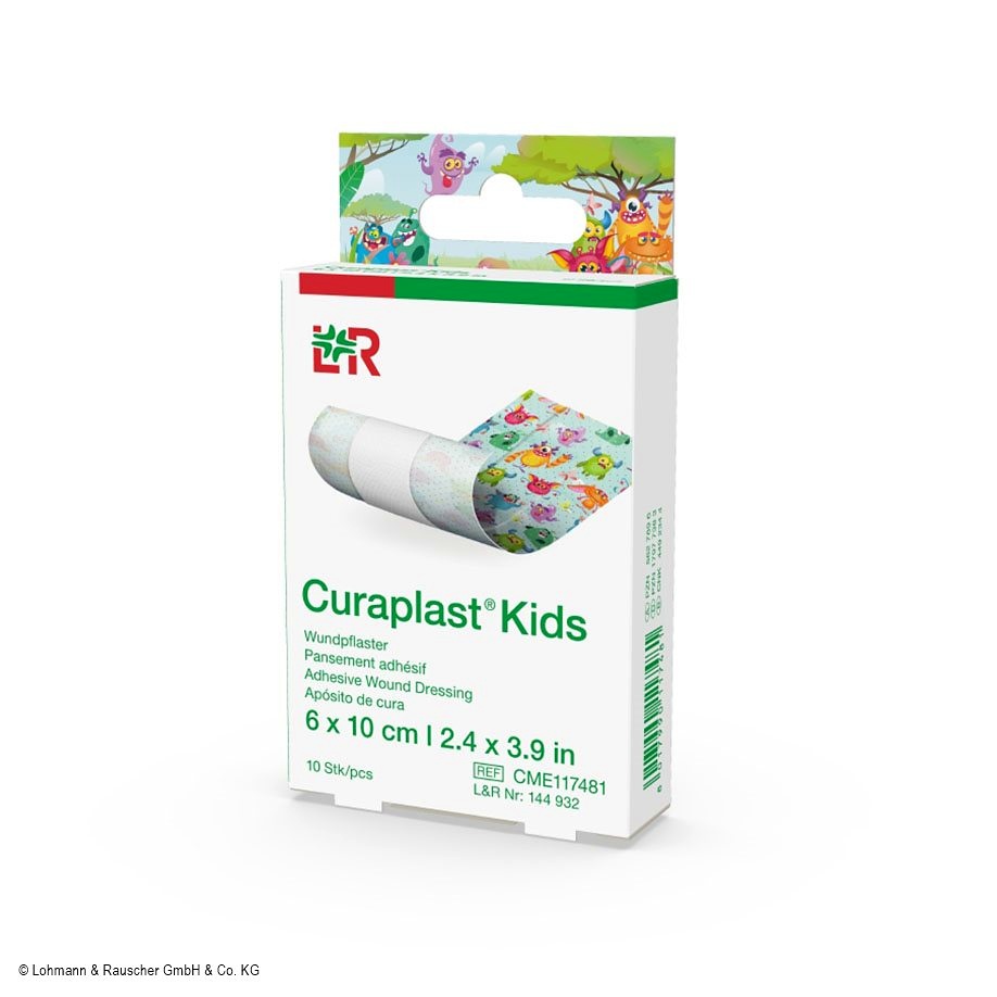 [LOH 144932] Curaplast Kids, Wundpflaster 6 cm x 1 m, (10 Abschnitte á 10 cm)