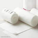 Lenkideal Idealbinde weiß, 5 m x 10 cm Mit Verbandklammern