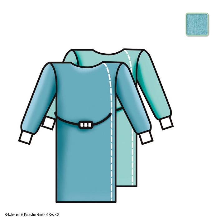 Sentinex PRO OP-Mäntel Spunlace Standard Mit Einschlag, steril, 120 cm (44 Stck.)