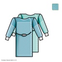 Sentinex PRO OP-Mäntel Spunlace Special Mit Einschlag, steril, 150 cm (32 Stck.)