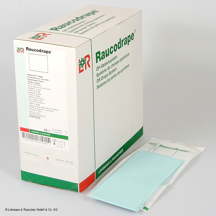 Raucodrape PRO OP-Abdecktücher steril 2-lagig, 75 x 90 cm (40 Stck.)