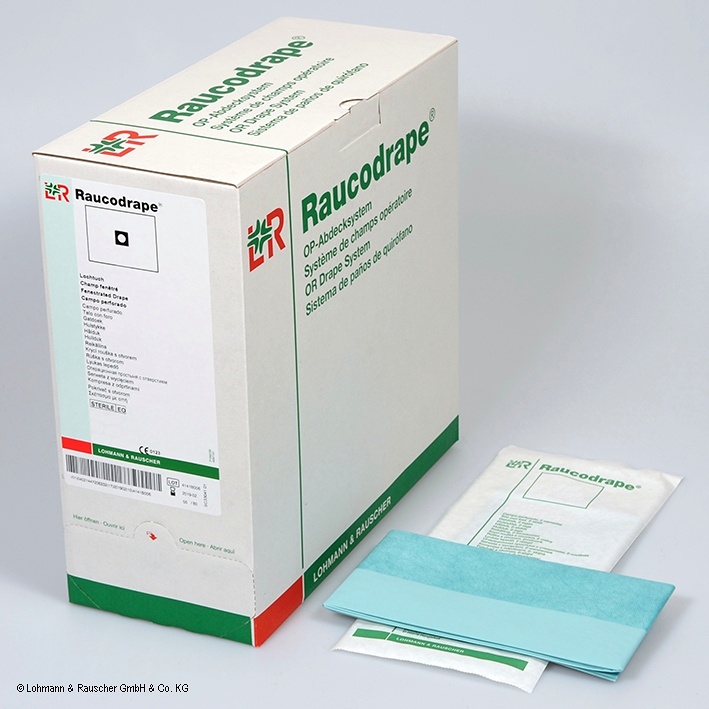 Raucodrape PRO Epidural-Abdecktücher Steril, 2-lagig, 55 x 90 cm (45 Stck.)