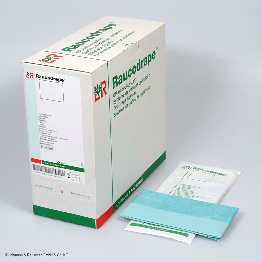 Raucodrape PRO Schlitztücher 2-lagig 75 x 90 cm, Schlitz 7 x 30 cm (35 Stck.)