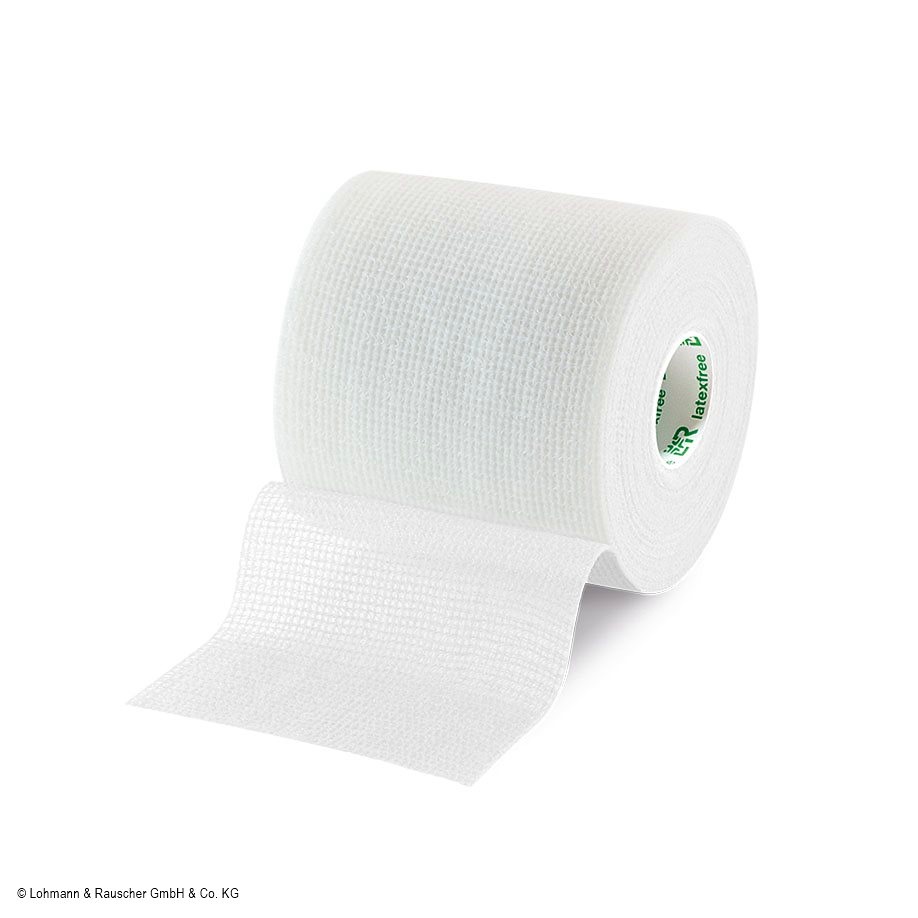 [LOH 33536] Mollelast haft latexfrei Fixierbinde Weiß, 20 m x 6 cm