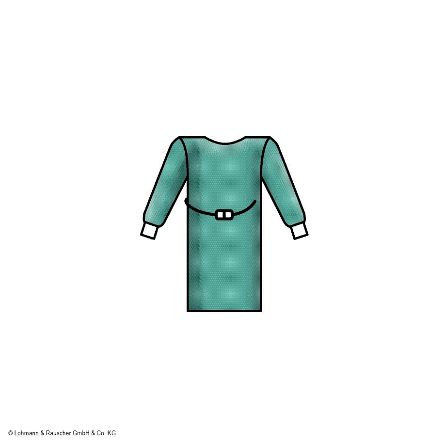 [LOH 33652] Sentinex SMART OP-Mäntel Standard Mit Einschlag, steril, Gr. XL (48 Stck.)