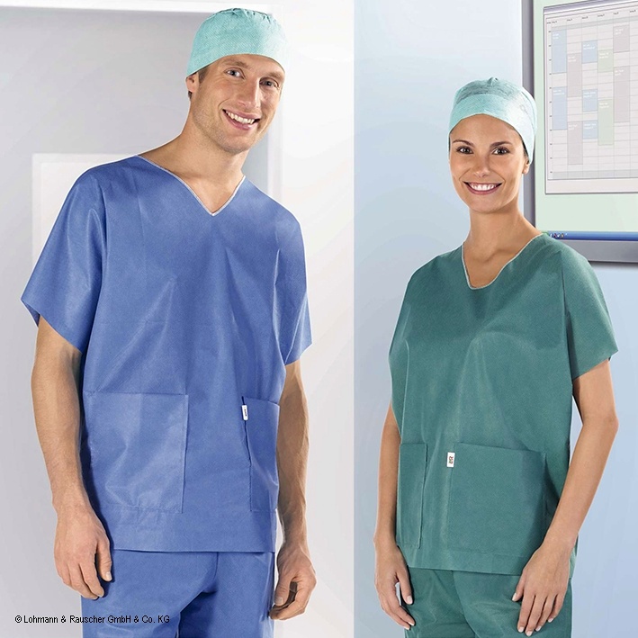 [LOH 39541] Sentinex Einmal-Hose, blau, Gr. M (70 Stck.)