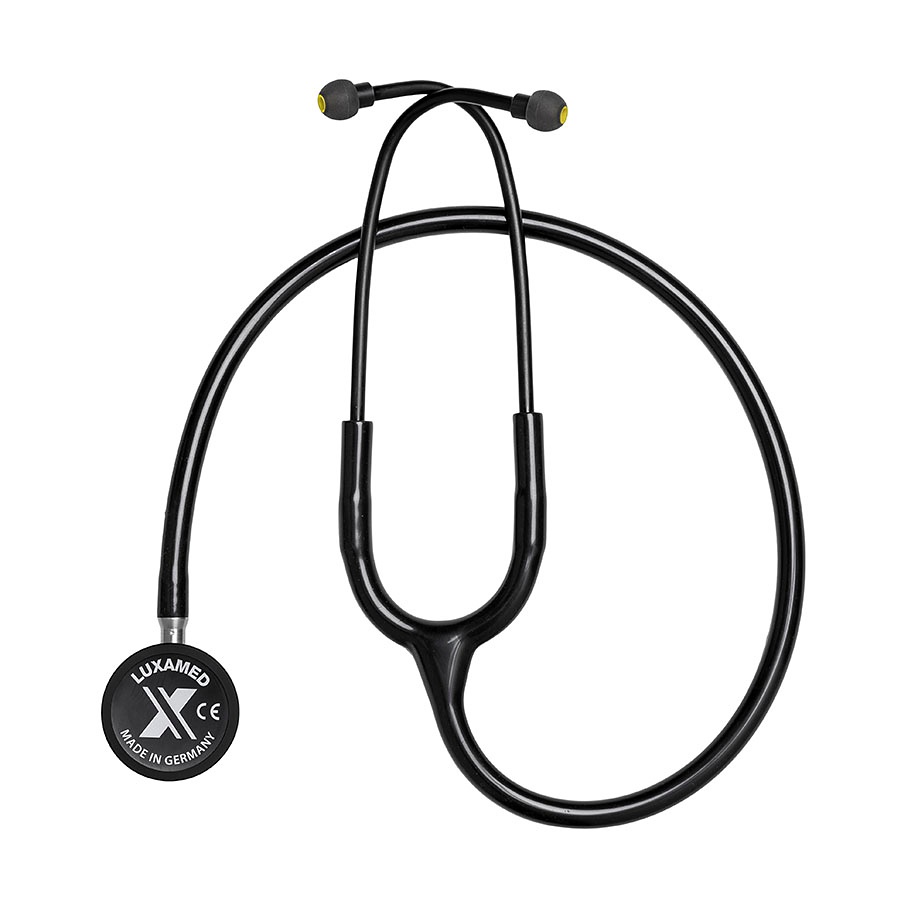 LuxaScope Sonus SX Stethoskop Edelstahl Für Erwachsene / Kinder, schwarz