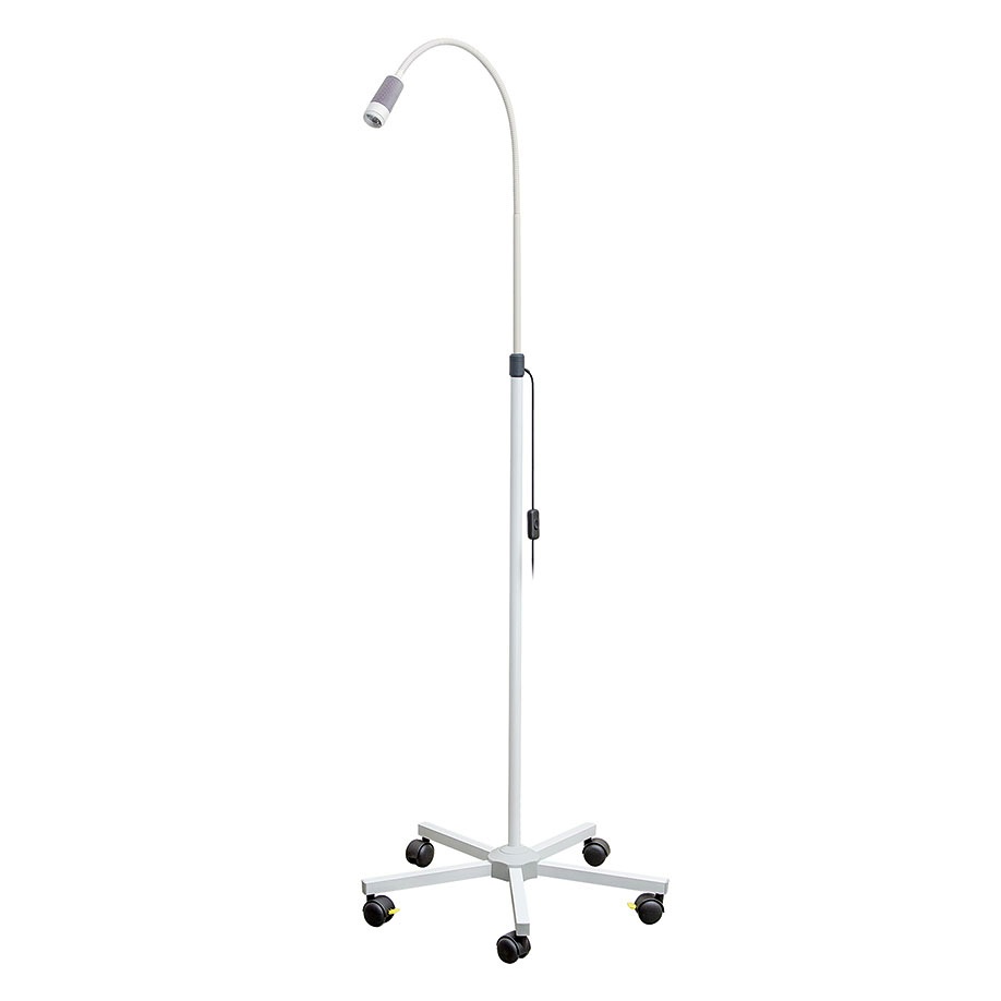 LED-Untersuchungsleuchte Auf Rollstativ, weiß