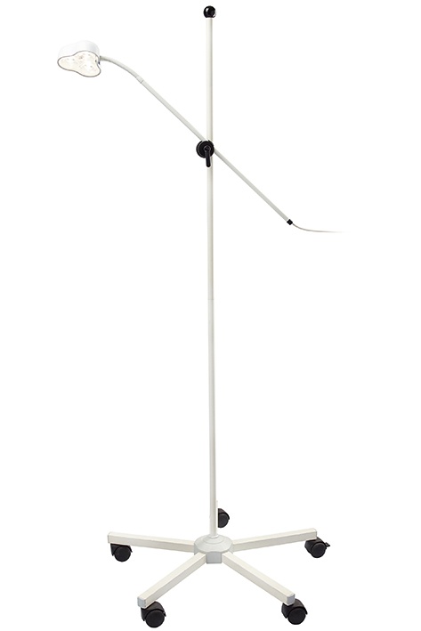 [MAC 1103101200] Mach LED 110 Spotleuchte Stativmodell auf 5-Fuß-Stativ