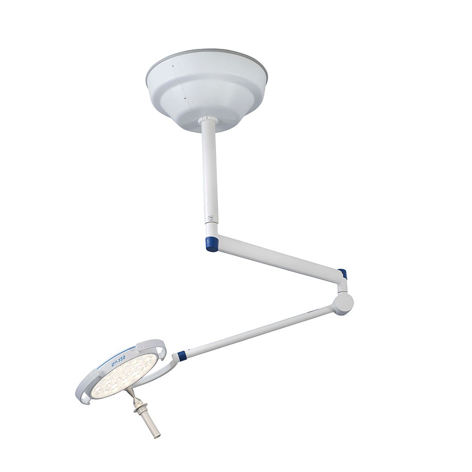 Mach LED 150 FP OP-Leuchte Deckemodell an SWING-Arm