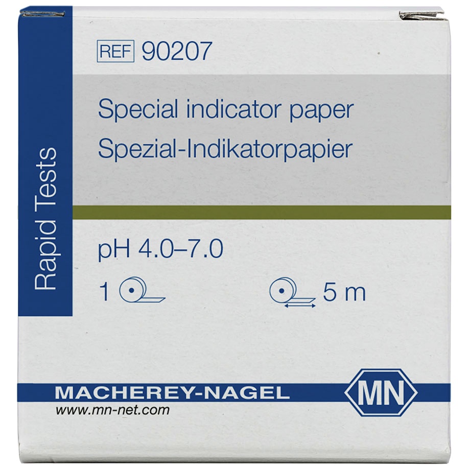 Spezial-Indikatorpapier pH 4-7 5 m x 7 mm