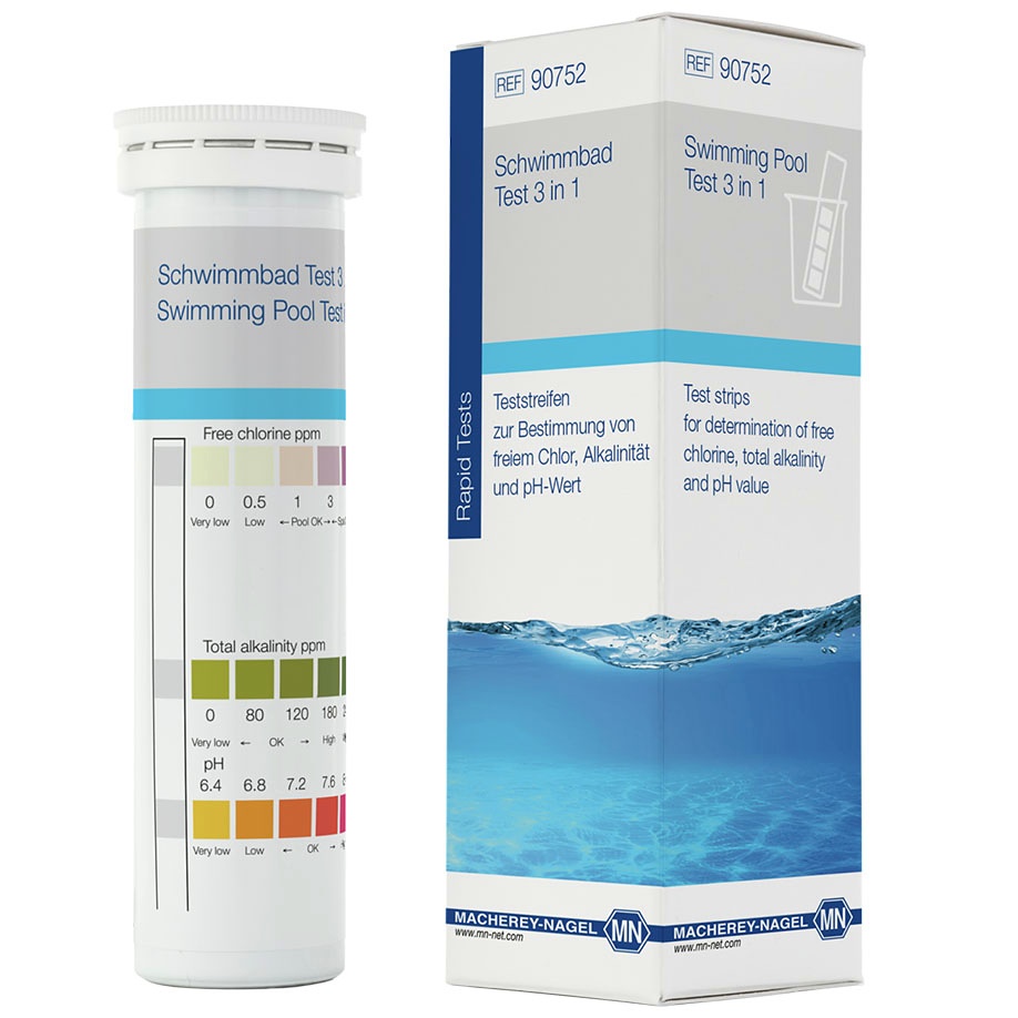 Schwimmbad-Test 3 in 1 (50 T.)