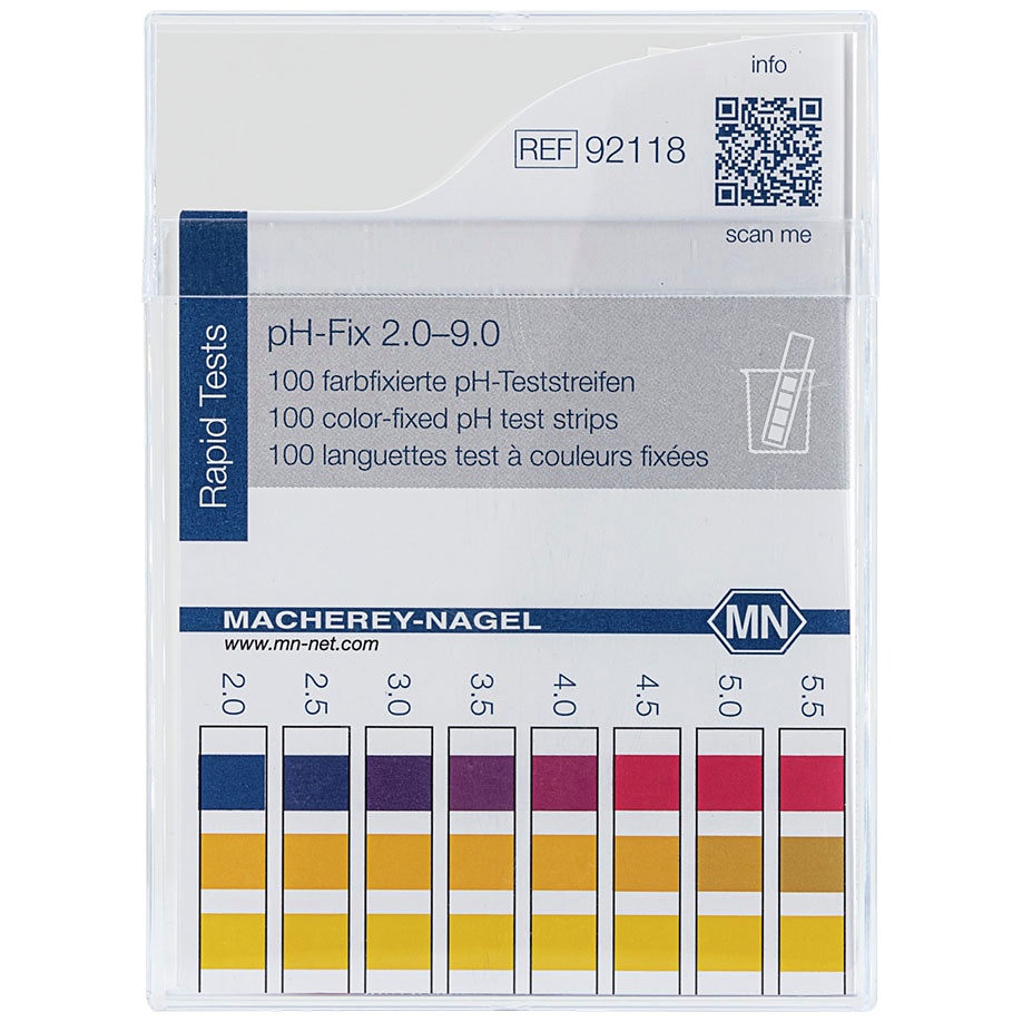 [MAN 92118] PH-Fix Indikatorstäbchen 2,0 - 9,0 (100 T.)